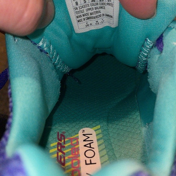 Sketchers Air Cooled Memory Foam Shoes, Walking, Light Weight, Size 8 - Picture 11 of 12